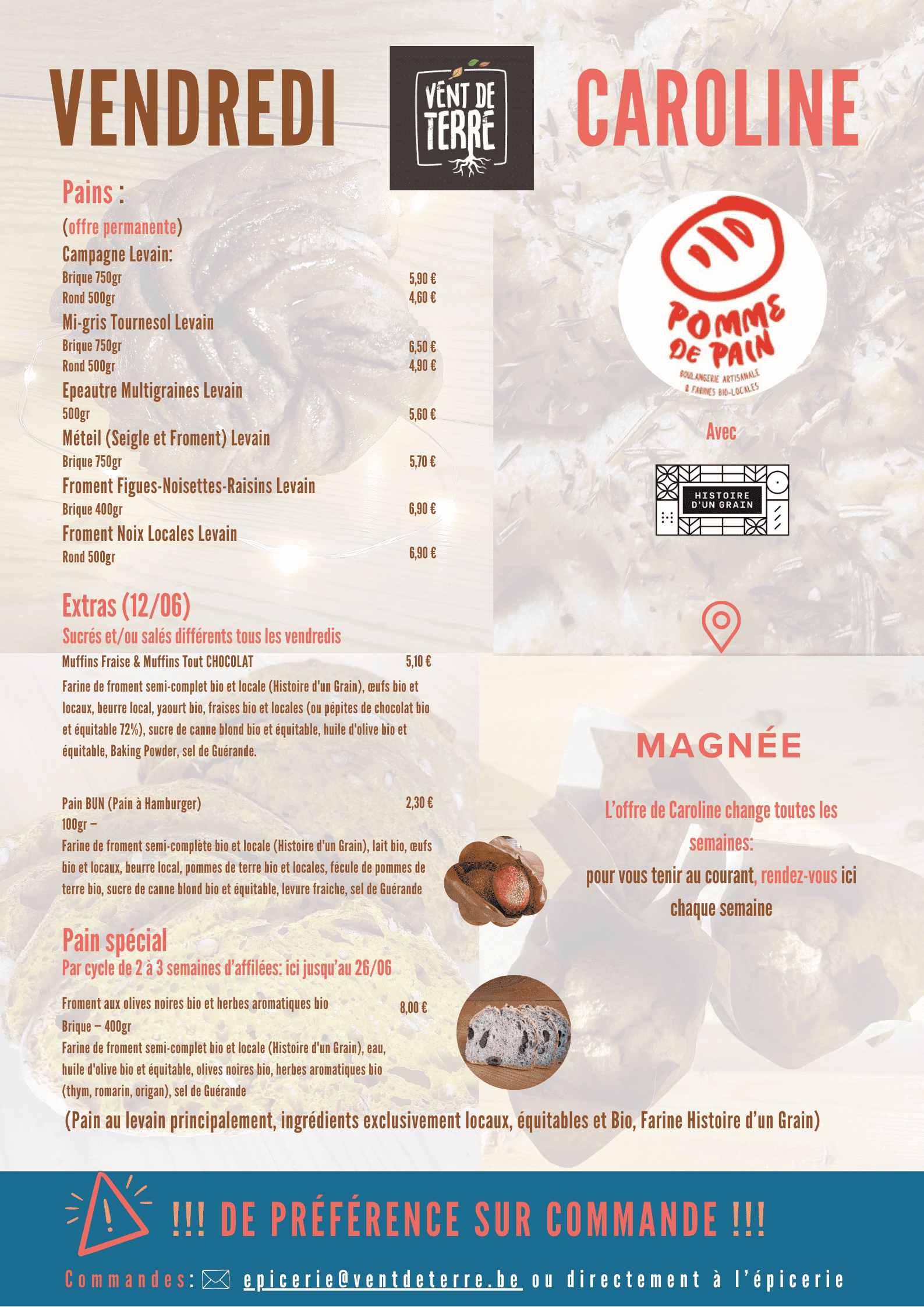 offre Caroline semaine 26